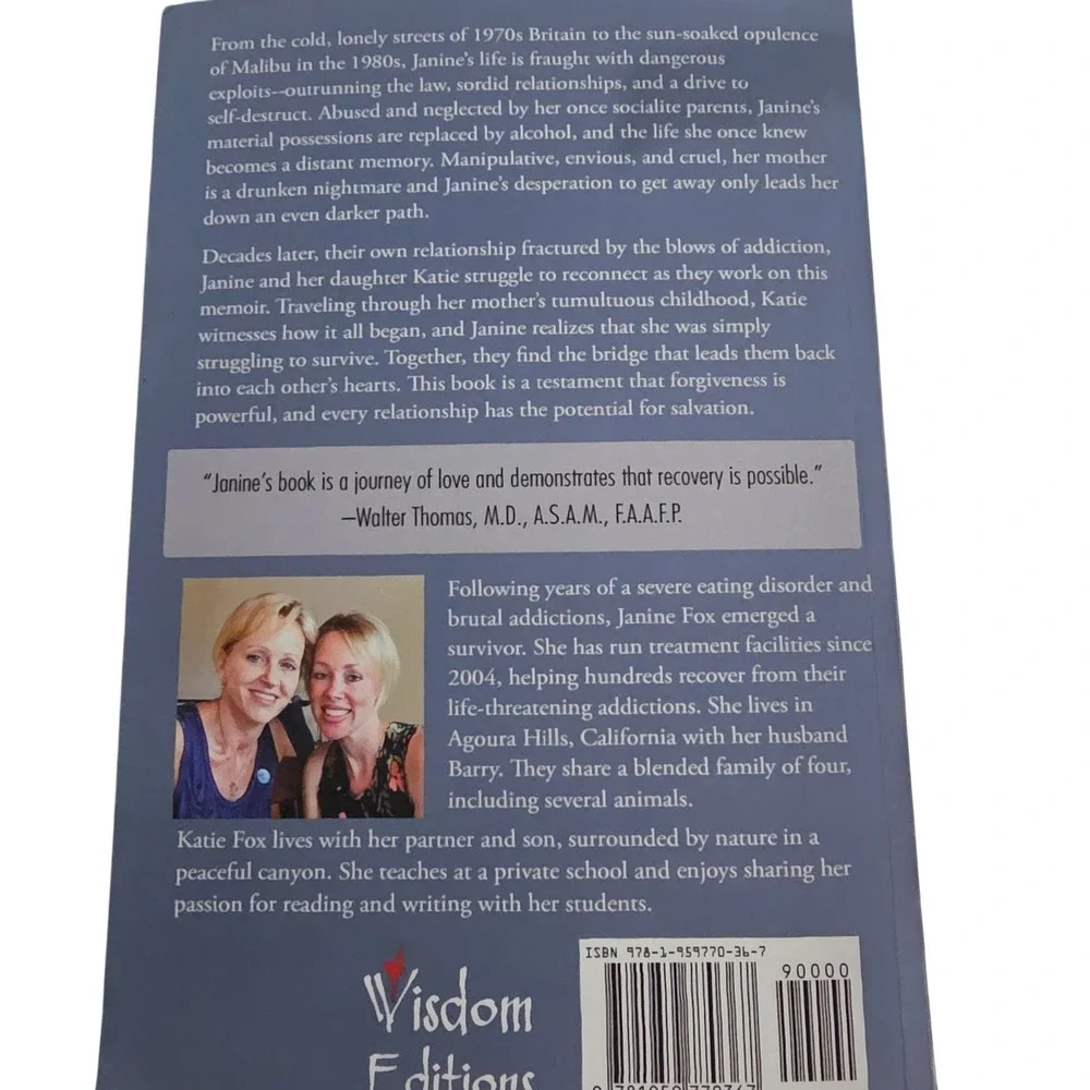 Blood Is Thicker than Vodka Memoir Janine Fox Katie Fox 2nd Ed 2022 Recovery